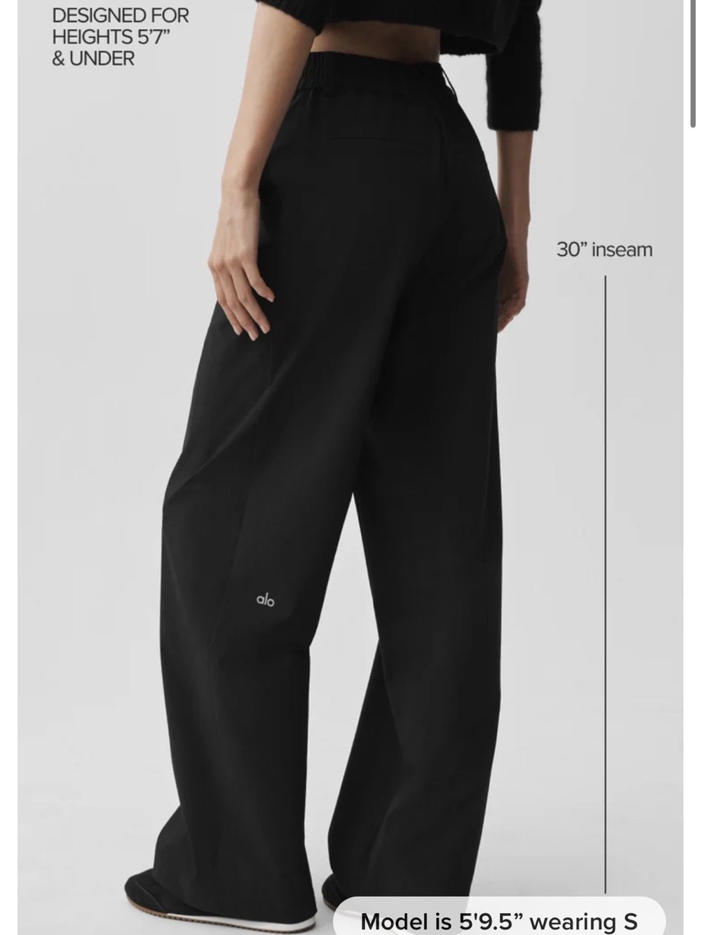 ALO Yoga High Waist Pursuit Trousers - Picture 3 of 3